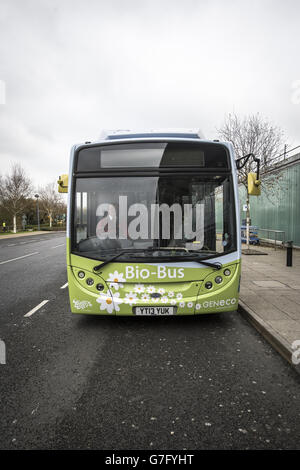 Bio-Bus Stockfoto