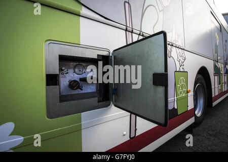 Bio-Bus Stockfoto