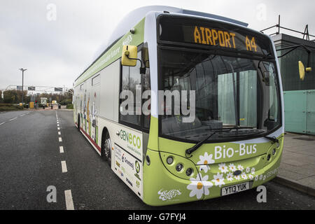 Bio-Bus Stockfoto