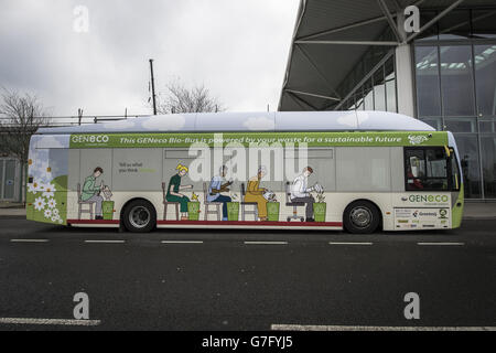 Bio-Bus Stockfoto