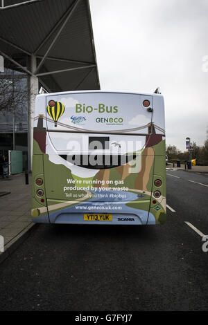 Bio-Bus Stockfoto