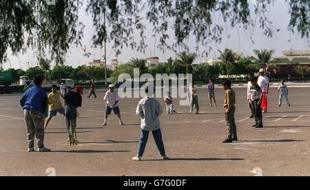 Kinder Sport in Dubai, Vereinigte Arabische Emirate Stockfoto