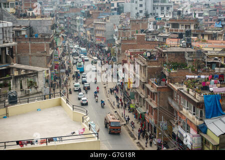 Chabahil Bereich in Kathmandu, Nepal. April 2016. Stockfoto