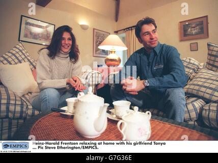 Heinz-Harald Frentzen im in- Stockfoto