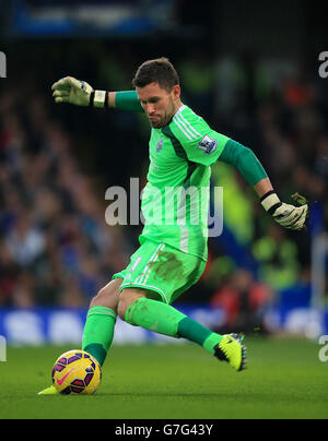 Ben Foster von West Bromwich Albion während des Spiels der Barclays Premier League in Stamford Bridge, London. DRÜCKEN Sie VERBANDSFOTO. Bilddatum: Samstag, 22. November 2014. Siehe PA Geschichte FUSSBALL Chelsea. Das Foto sollte Nick Potts/PA Wire lauten. . . Stockfoto