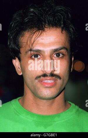 Internationale Fußball - Asien 96 - Saudi Arabien-Training Stockfoto