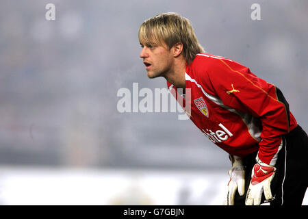 Fußball - UEFA Cup - Gruppe G - VFB Stuttgart / Dinamo Zagreb. Timo Hildebrand, Torwart des VFB Stuttgart Stockfoto