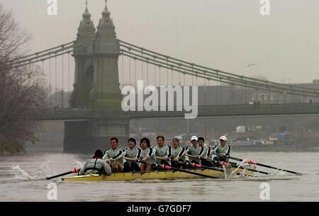 Whakamanawa Cambridge Prüfung acht Boot Stockfoto