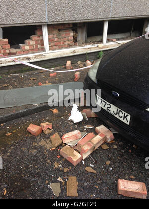 Hyatt Regency Hotel Churchill Gas Explosion Stockfoto