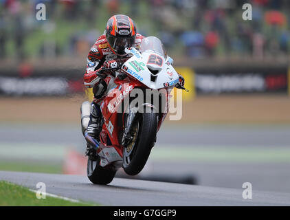 Motorsport - 2014 MCE Versicherung British Superbike Championship - Runde 5 - Marken Hatch. Ryuichi Kiyonari, BMW - Buildbase BMW Motorrad Stockfoto