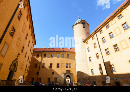 Schloss Poděbrady, Poděbrady (Brünn), Tschechische Republik, Stredocesky, Mittelböhmen, Mittelböhmen, Stockfoto