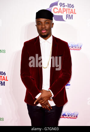 Fuse ODG nimmt am Capital Jingle Bell Ball 2014 in der O2 Arena, London, Teil. DRÜCKEN SIE VERBANDSFOTO. Bilddatum: Sonntag, 7. Dezember 2014. Das Foto sollte lauten: Ian West/PA Wire Stockfoto
