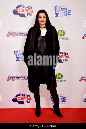 Jessie J nimmt am Capital Jingle Bell Ball 2014 in der O2 Arena, London, Teil. DRÜCKEN Sie VERBANDSFOTO. Bilddatum: Sonntag, 7. Dezember 2014. Bildnachweis sollte lauten: Ian West/PA Wire Stockfoto