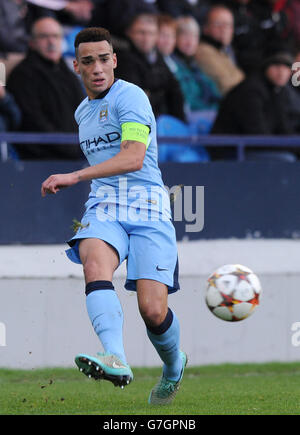 Fußball - UEFA Youth League - Gruppe E - Manchester City gegen FC Bayern München - Ewen Fields Stockfoto