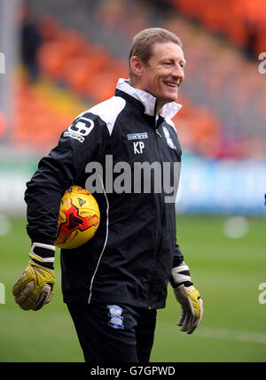 Fußball - Sky Bet Championship - Blackpool / Birmingham City - Bloomfield Road. Birmingham City Torwarttrainer Kevin Poole Stockfoto