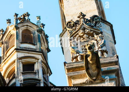 Wasserspeier an der Kathedrale von St. Barbara, Kutná Hora (Kuttenberg), Tschechien, Stredocesky, Mittelböhmen, Mittelböhmen, Stockfoto