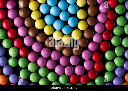 Schokolade - Nestlé Smarties Lager Stockfoto