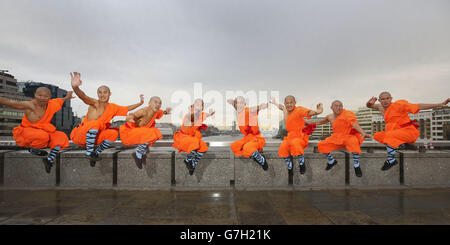 Neue Show Shaolin Monks Stockfoto