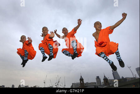 Neue Show Shaolin Monks Stockfoto