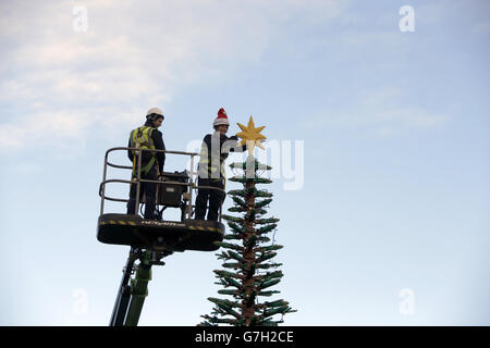 LEGOLAND Windsor Weihnachtsbaum Stockfoto