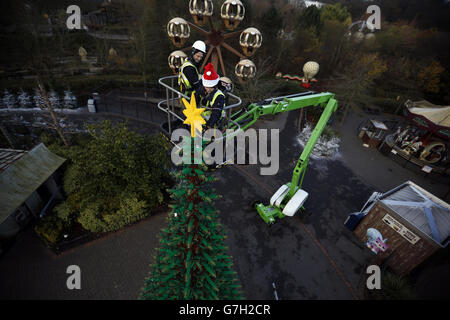 LEGOLAND Windsor Weihnachtsbaum Stockfoto