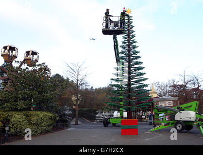 LEGOLAND Windsor Weihnachtsbaum Stockfoto