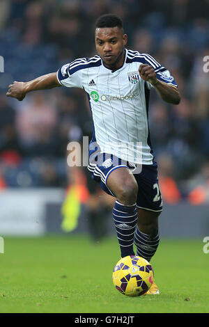 West Bromwich Albions Stephane Sessegnon während des Barclays Premier League Spiels bei den Hawthorns, West Bromwich. Stockfoto