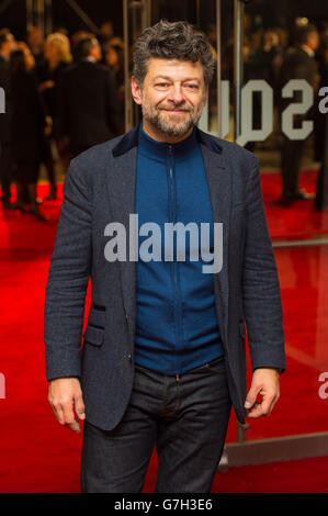 Andy Serkis bei der Weltpremiere von „Exodus: Gods and Kings“ im Odeon-Kino am Leicester Square in London. DRÜCKEN SIE VERBANDSFOTO. Bilddatum: Mittwoch, 3. Dezember 2014. Der Bildnachweis sollte lauten: Dominic Lipinski/PA Wire Stockfoto