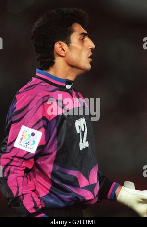 Internationaler Fußball...  Asien 96 Semi Final Iran V Saudi Arabien Stockfoto