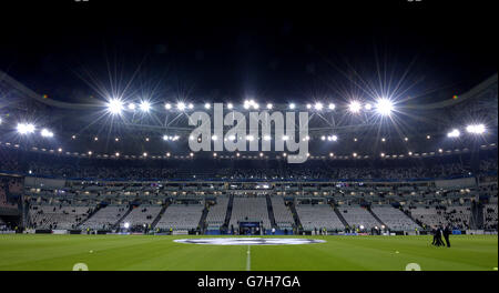 Fußball - UEFA Champions League - Gruppe A - Juventus gegen Atletico Madrid - Juventus Arena. Gesamtansicht des Juventus Stadions, Heimat von Juventus Stockfoto