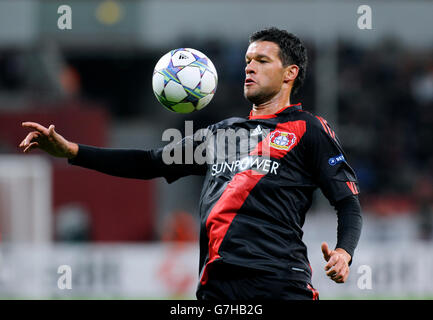 Michael Ballack, Leverkusen, Fußball, UEFA Championsleague, Bayer Leverkusen - FC Valencia 2:1, BayArena, Leverkusen Stockfoto