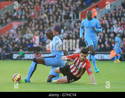 Fußball - Barclays Premier League - Southampton V Manchester City - St Mary Stockfoto