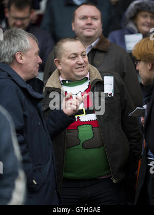 Pferderennen Sie - Prickeln Creek Freitag - Sandown Park Stockfoto