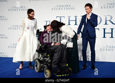Die Theory of Everything-Premiere - London Stockfoto