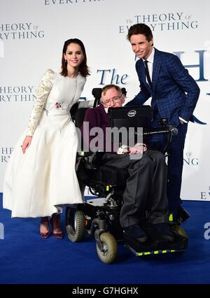 Die Theory of Everything-Premiere - London Stockfoto