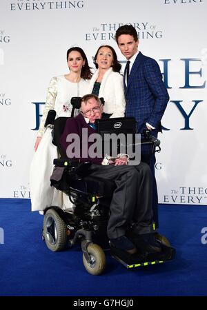 Die Theory of Everything-Premiere - London Stockfoto