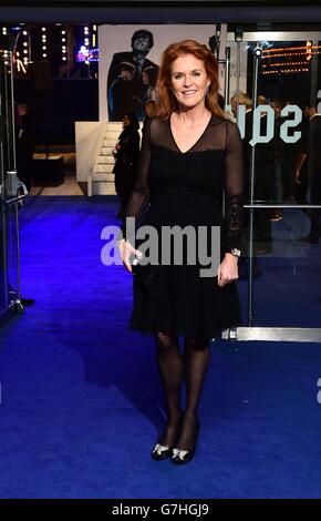 Die Theorie von allem Premiere - London. Sarah Ferguson nahm an der britischen Premiere von The Theory of Everything am Odeon Leicester Square in London Teil. Stockfoto