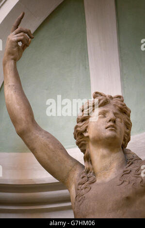 Eine Marmorstatue zu Uffizien, Florenz Stockfoto