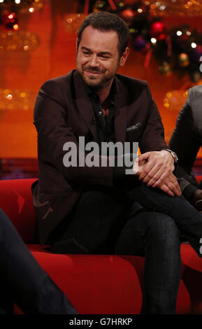 Die Graham Norton Show - London. Danny Dyer während der Dreharbeiten zur Graham Norton Show in den London Studios in London. Stockfoto