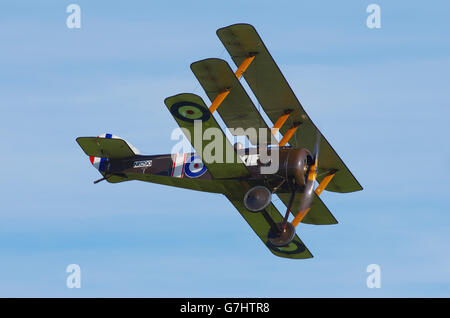 Sopwith Triplane N6290 bei Shuttleworth Collection Stockfoto