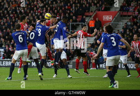 Fußball - Barclays Premier League - Southampton V Everton - St Mary Stockfoto