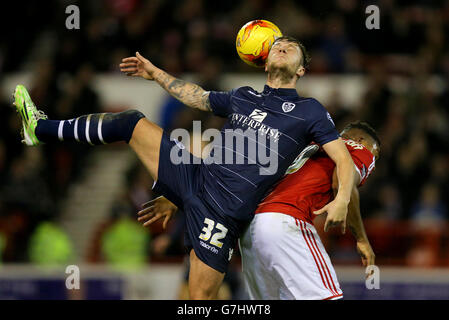 Fußball - Himmel Bet Meisterschaft - Nottingham Forest gegen Leeds United - City Ground Stockfoto