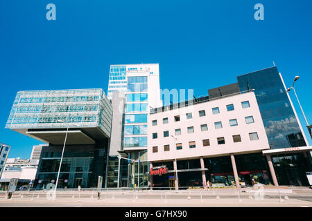 Tallinn, Estland - 26. Juli 2014: Moderne Architektur In der estnischen Hauptstadt Stockfoto