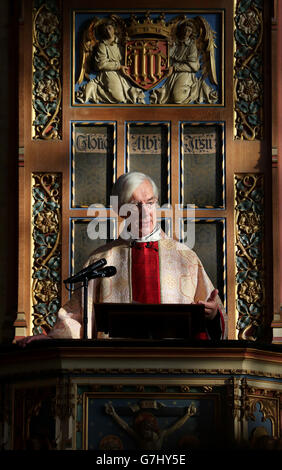 Canterbury Kathedrale Weihnachtstag Service Stockfoto