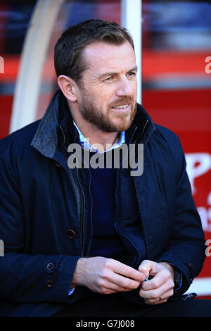 Fußball - Sky Bet Championship - Nottingham Forest / Birmingham City - City Ground. Gary Rowett, Manager von Birmingham City Stockfoto