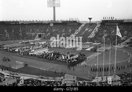 Moskau Olympiade 1980 - Eröffnungsfeier - Olympiastadion Stockfoto