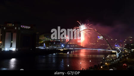 Silvesterfeiern Stockfoto