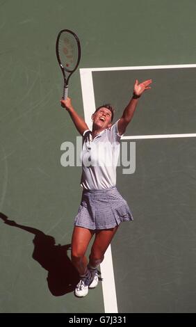 Tennis - Ford Australian Open. Anke Huber, Deutschland Stockfoto