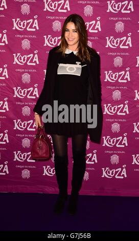 KOOZA Premiere - London. Lisa Snowdon bei der Premiere von KOOZA des Cirque du Soleil in der Royal Albert Hall, London. Stockfoto