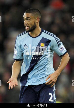 Fußball - Barclays Premier League - Sunderland gegen West Ham United - Stadium of Light. Winston Reid von West Ham United Stockfoto